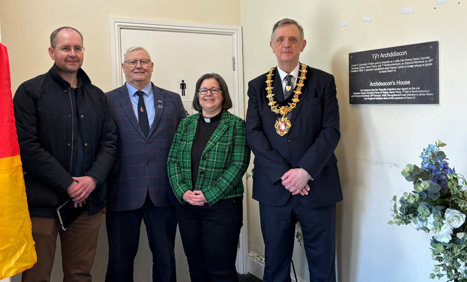 Owain Glyndwr Plaque Unveiling