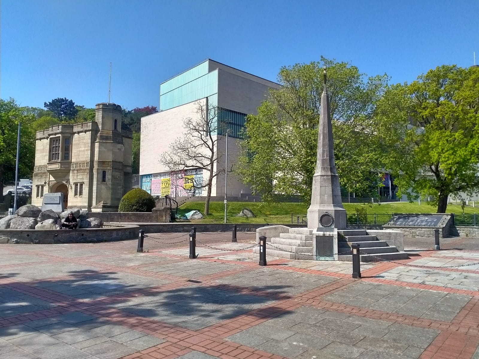 War Memorial, Glanrafon car park, Bangor